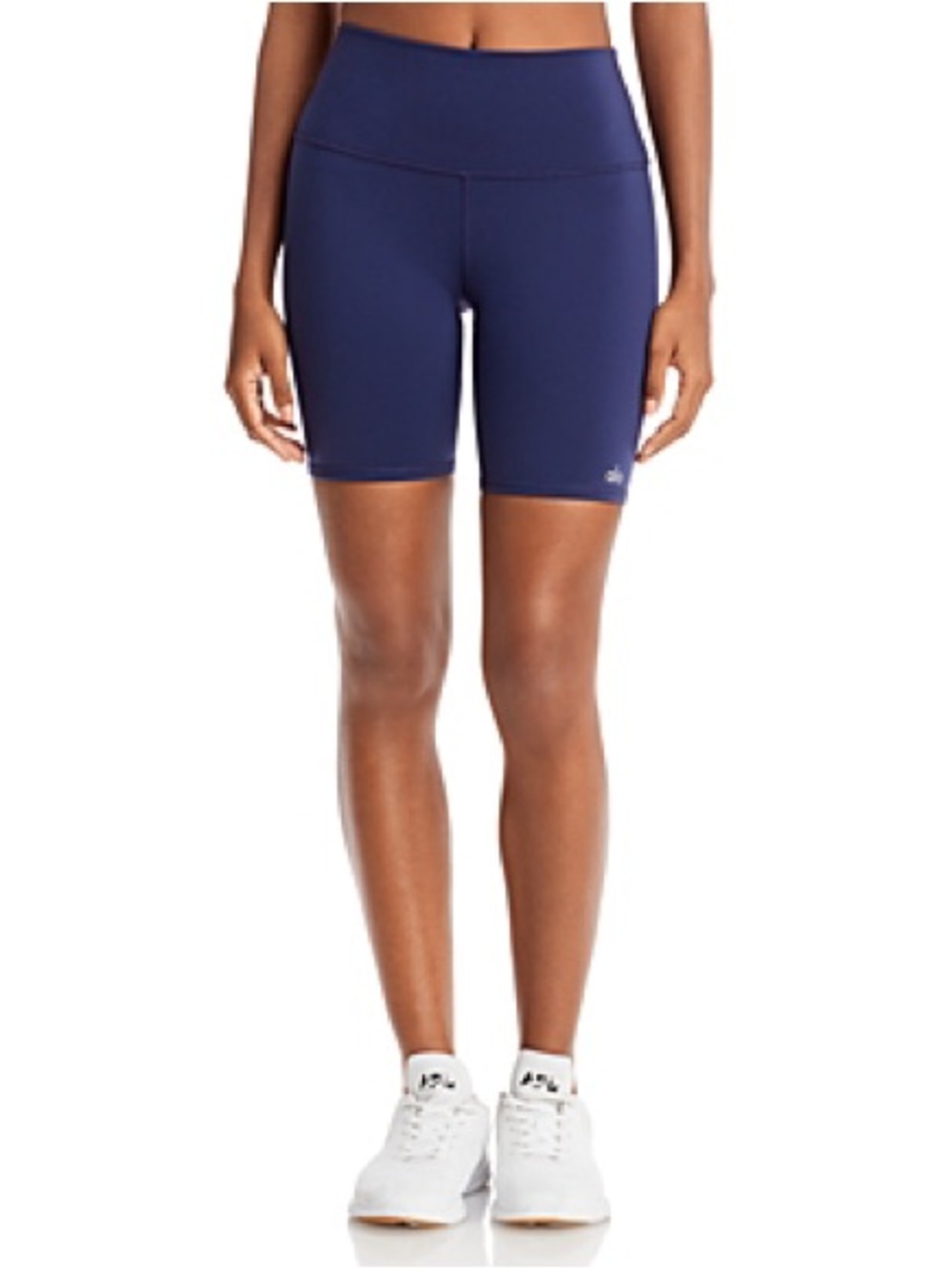 Alo Yoga High-Waist Navy Bike Shorts